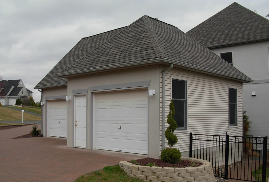 Recently Completed Garage Construction